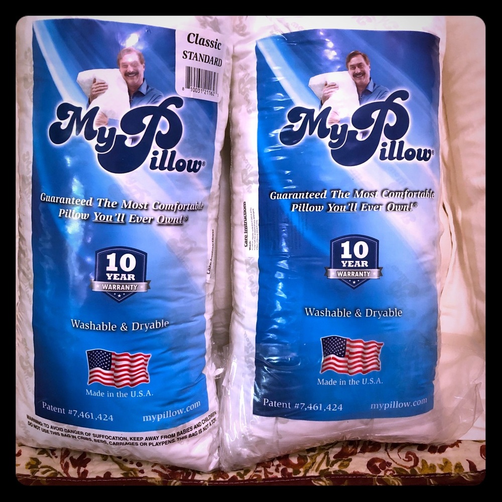 PAIR MyPillow NEW & unopened. Standard w/ med fill